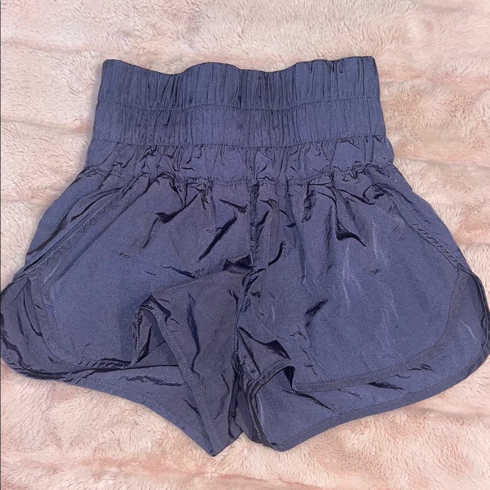 FP Movement Blue Athletic Shorts with Flowy Silhouette